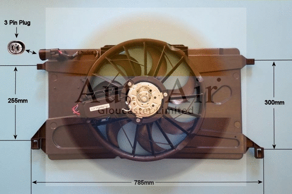 Electric Motor, radiator fan (05-1266)