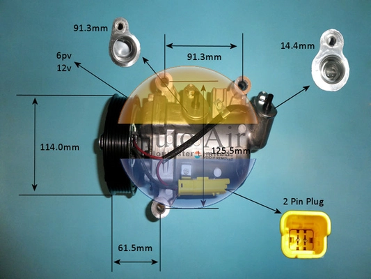 Compressor, air conditioning (14-9675P)