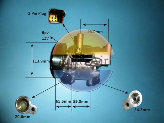 Compressor, air conditioning (14-0358)