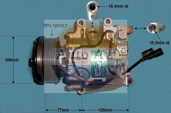 Compressor, air conditioning (14-4903)
