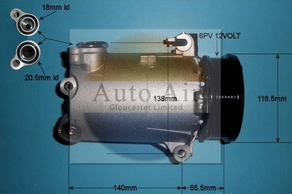 Compressor, air conditioning (14-1048P)