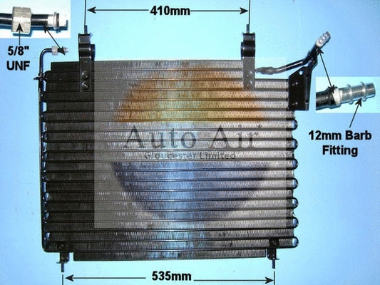 Condenser, air conditioning (16-2043)