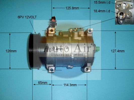 Compressor, air conditioning (14-7498)