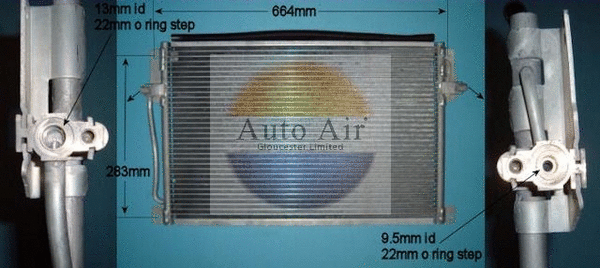 Condenser, air conditioning (16-6542)