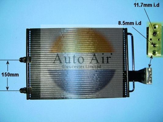 Condenser, air conditioning (16-2084)
