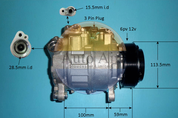 Compressor, air conditioning (14-2079P)