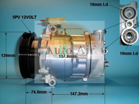 Compressor, air conditioning (14-1213)