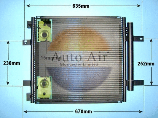 Condenser, air conditioning (16-2051)