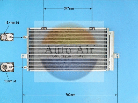 Condenser, air conditioning (16-1296)