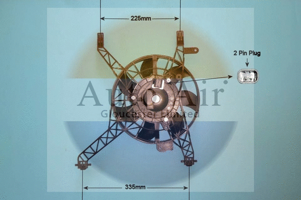 Electric Motor, radiator fan (05-1263)