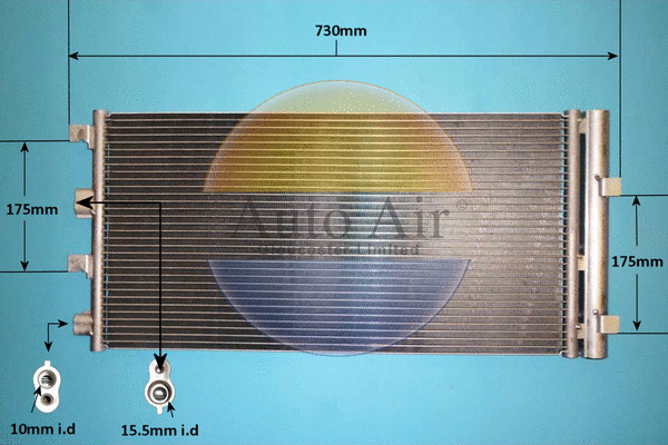 Condenser, air conditioning (16-0063)