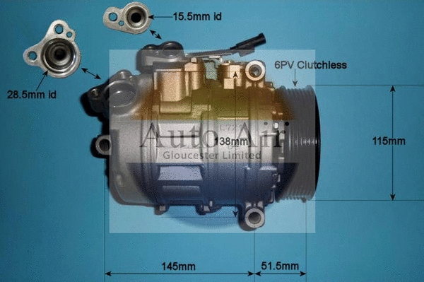 Compressor, air conditioning (14-0037R)