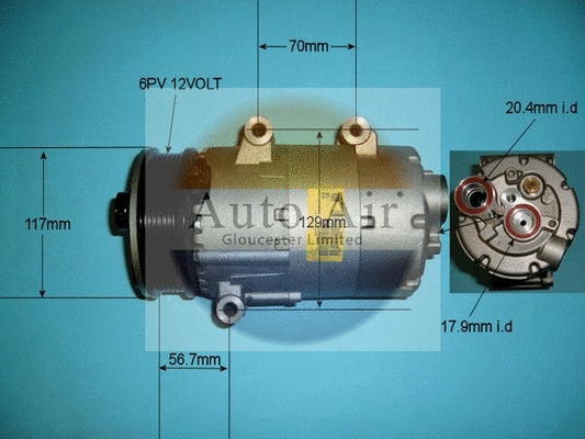 Compressor, air conditioning (14-1139)