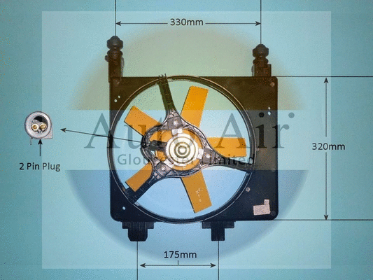 Electric Motor, radiator fan (05-1233)