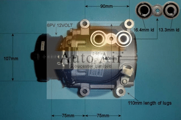 Compressor, air conditioning (14-1004P)