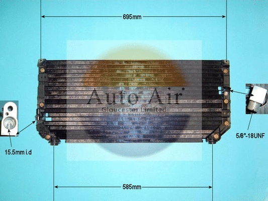 Condenser, air conditioning (16-1011)