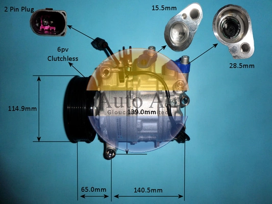 Compressor, air conditioning (14-0840p)