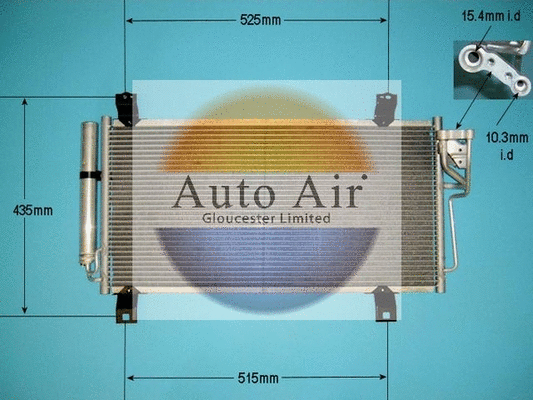 Condenser, air conditioning (16-9940)