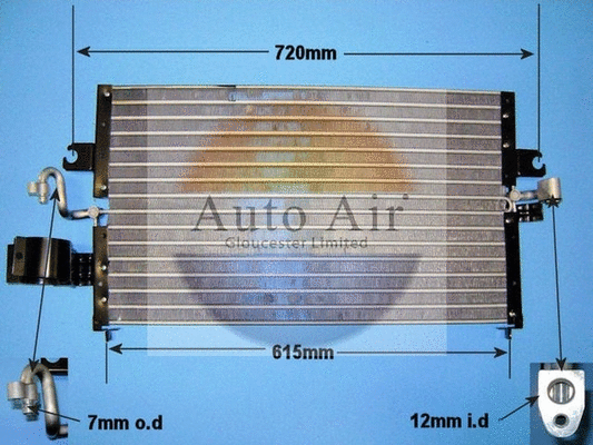 Condenser, air conditioning (16-1115)