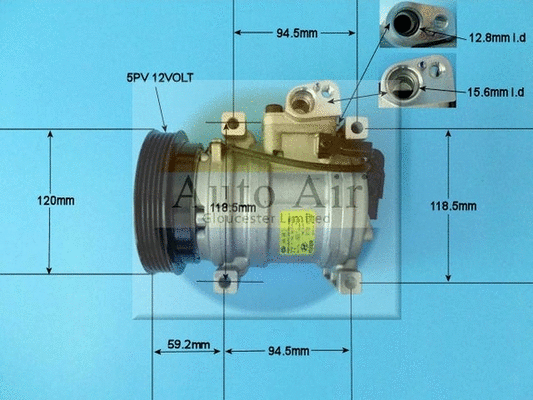 Compressor, air conditioning (14-9783)