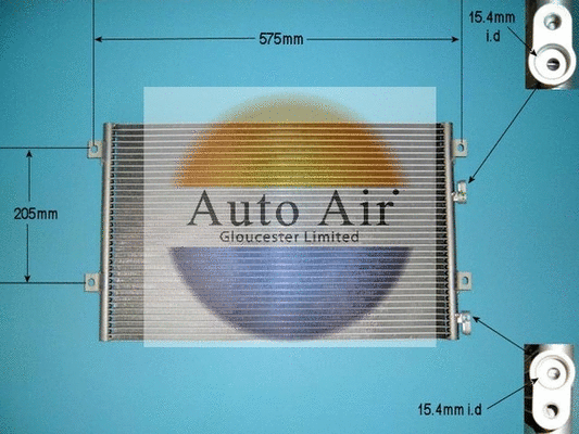 Condenser, air conditioning (16-5010)