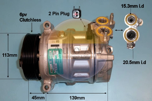 Compressor, air conditioning (14-2085)