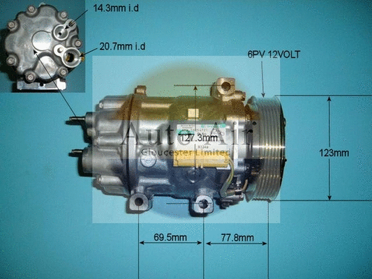 Compressor, air conditioning (14-1270)