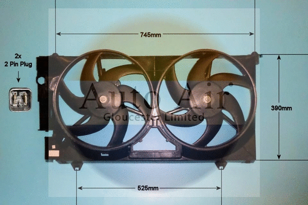 Electric Motor, radiator fan (05-1067)