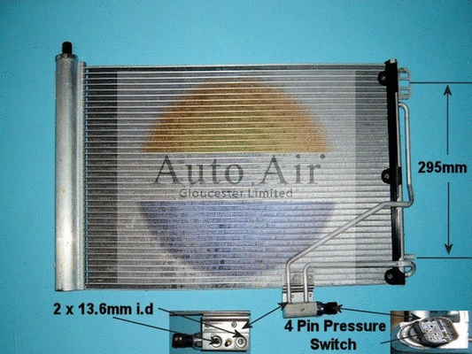Condenser, air conditioning (16-1211A)