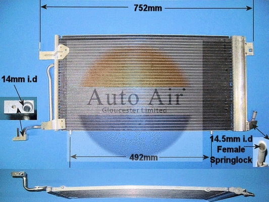 Condenser, air conditioning (16-1250)