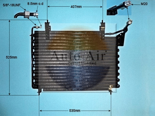Condenser, air conditioning (16-2042)