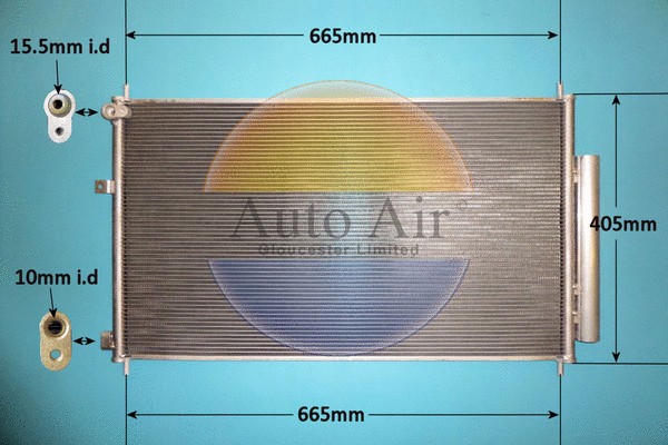 Condenser, air conditioning (16-0069)