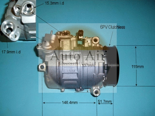 Compressor, air conditioning (14-9644)