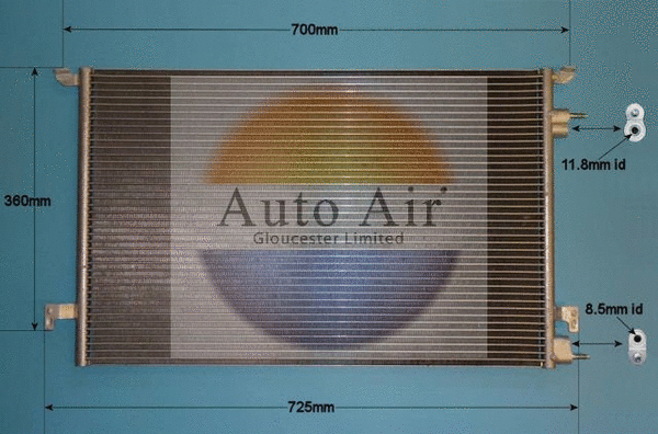 Condenser, air conditioning (16-1241)