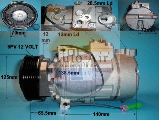Compressor, air conditioning (14-9692P)