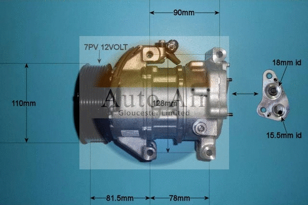Compressor, air conditioning (14-0084)