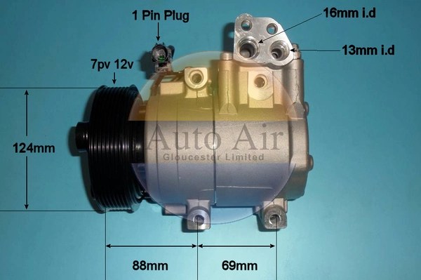 Compressor, air conditioning (14-0413P)