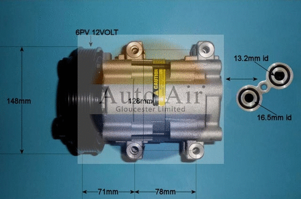 Compressor, air conditioning (14-0233P)