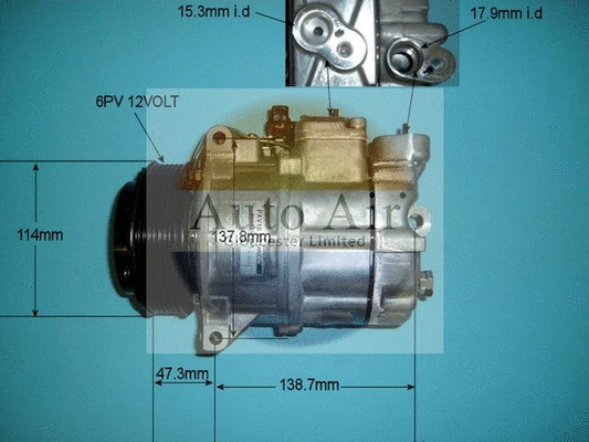 Compressor, air conditioning (14-9740)