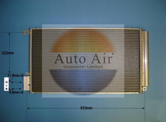 Condenser, air conditioning (16-9801)
