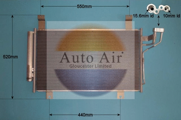 Condenser, air conditioning (16-1398)