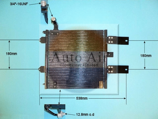 Condenser, air conditioning (16-1300)