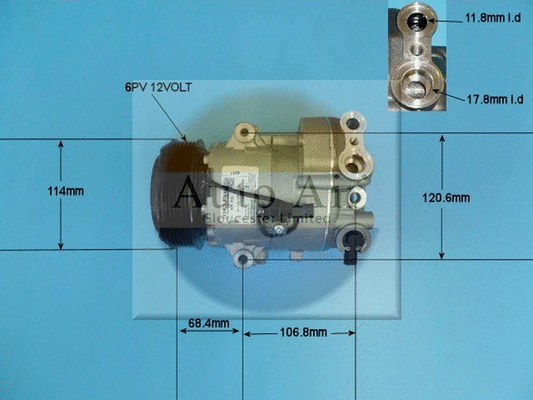 Compressor, air conditioning (14-7477)