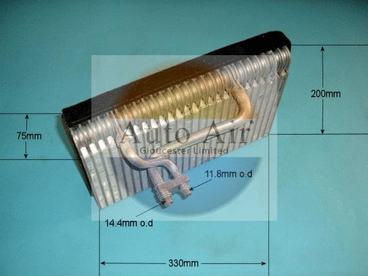Evaporator, air conditioning (21-0246)