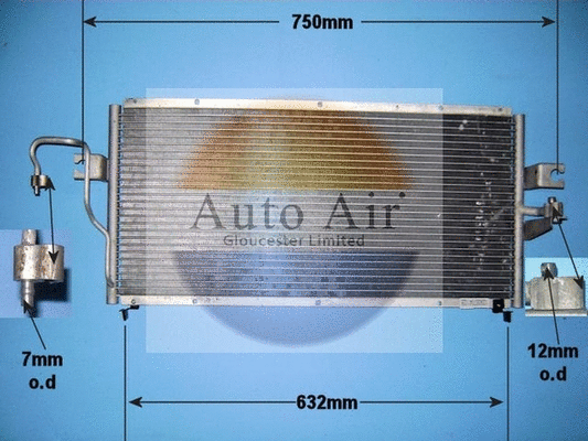 Condenser, air conditioning (16-1231)