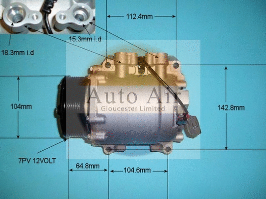 Compressor, air conditioning (14-9724P)