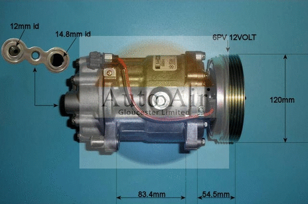 Compressor, air conditioning (14-1100)