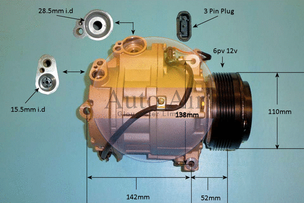 Compressor, air conditioning (14-9792P)
