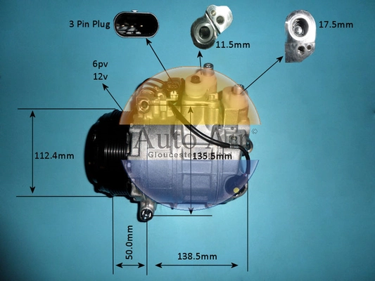 Compressor, air conditioning (14-8726P)
