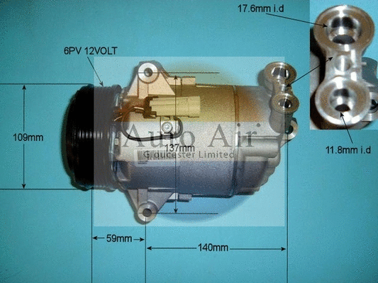Compressor, air conditioning (14-9711R)